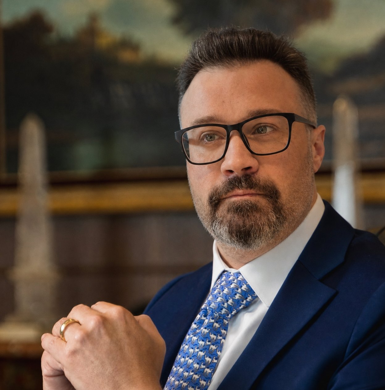 Retrato de Marco Aurélio Fornazari, advogado